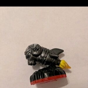 Black and Yellow Rocket-Powered Game Accessory